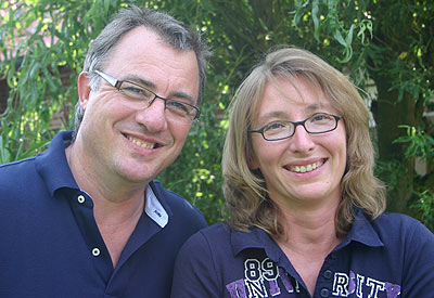 Foto: Dr. Eberhard Minnerop und Alexandra Nolde, Vorsitzende des Fördervereins
