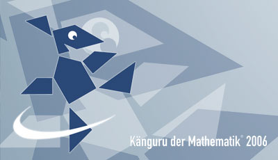 Foto: Unter dem Motto „Wer findet den richtigen Dreh?” stand der Wettbewerb Känguru der Mathematik 2006