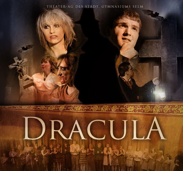 Foto: Begeisterte am Freitag und Samstag das Publikum: Die Theater-AG mit Dracula.