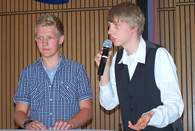 Foto: Lutz Lohmann (links) und Tobias Kaim (rechts) gewannen den 2. Platz.