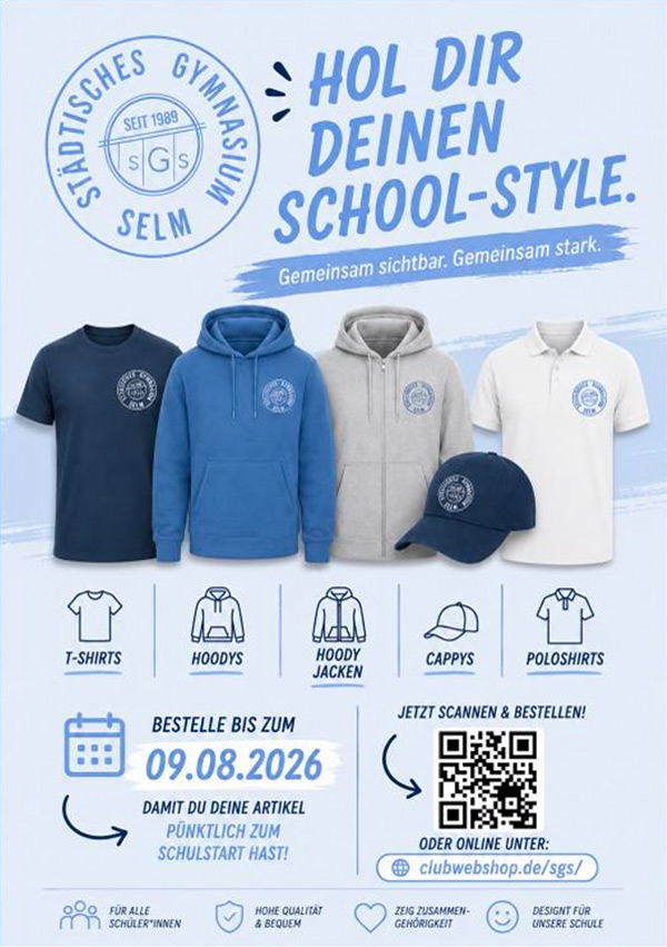Bestellung im Schulwebshop