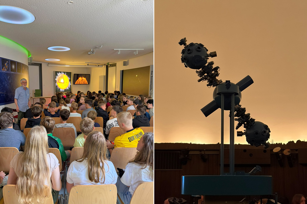 Im Planetarium Recklinghausen