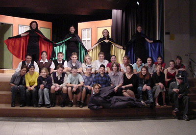 Foto: Das Musical Ensemble am letzten Probenwochenende