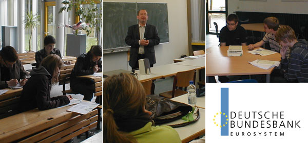 Foto: Zu Gast beim Sowi-LK: Ralf Zimmermann von der Deutschen Bundesbank