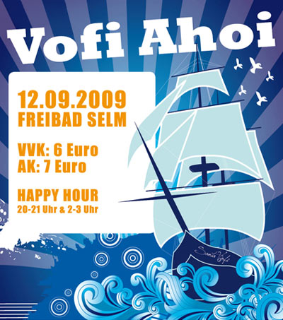 Foto: Der Abijahrgang 2010 lädt zur Vofi-Fete 2009 am 12. September