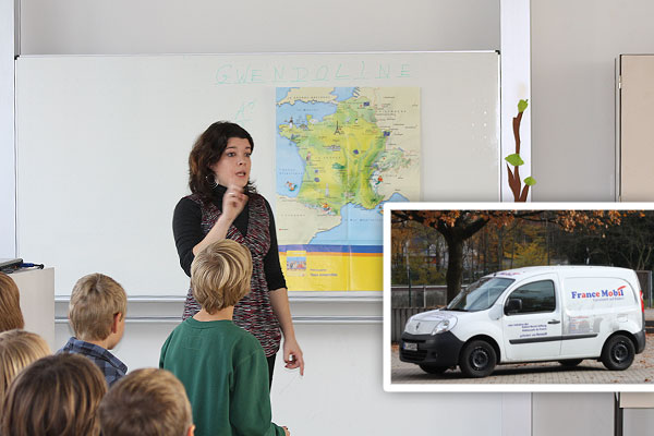 Foto: Gwendoline Perchais vom France Mobil zu Gast am SGS