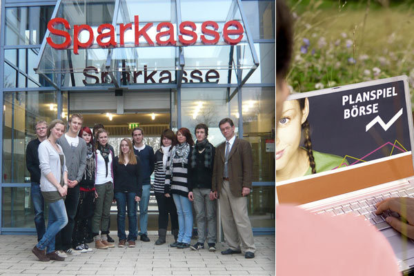 Foto: Die erfolgreichen Teilnehmer beim diesjährigen Planspiel Börse