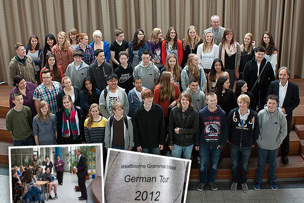 Foto: Wurden am Montag von ihren Gastgebern im Forum des SGS begrüßt: Die Schülerinnen und Schüler unserer australischen Partnerschule.