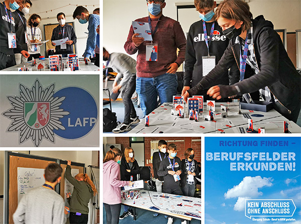 Foto: Eindrücke vom Berufsfelderkundungstag der Polizei NRW.