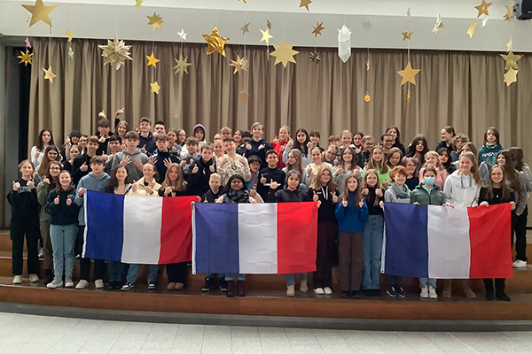 Foto: Unsere sehr motivierten Teilnehmerinnen und Teilnehmer am diesjährigen Internet-Teamwettbewerb.