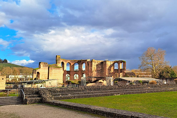 Foto: Die Überreste der Kaiserthermen in Trier.