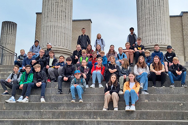 Foto: Unsere Lateinkurse der Jgst. 7 im Xanten.