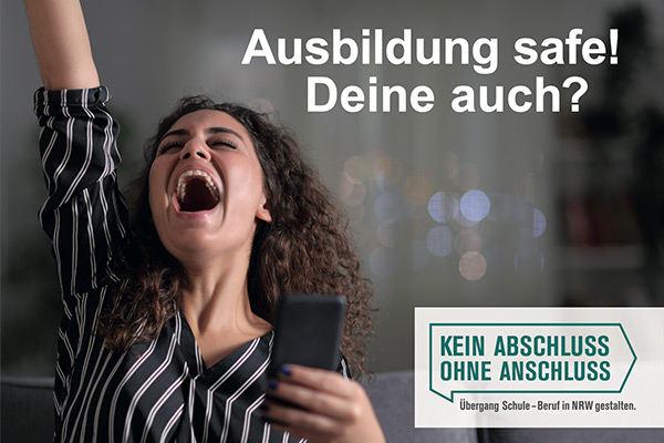 Foto: Werbung zur Postkartenaktion des Landes NRW.