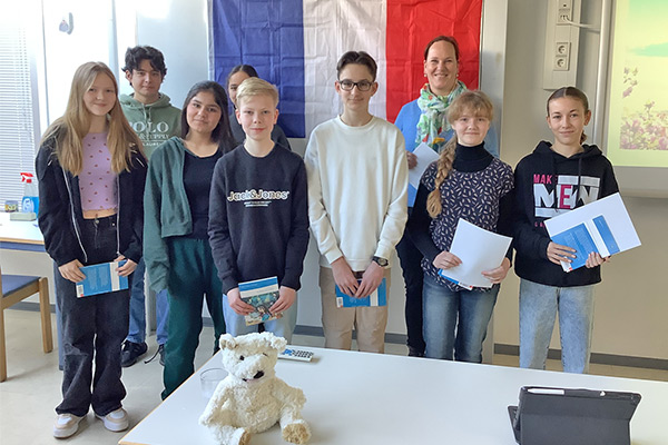 Foto: Unsere Schulsiegerinnen und Schulsieger.