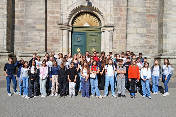 Foto: Unsere Schülergruppe in Malmedy.