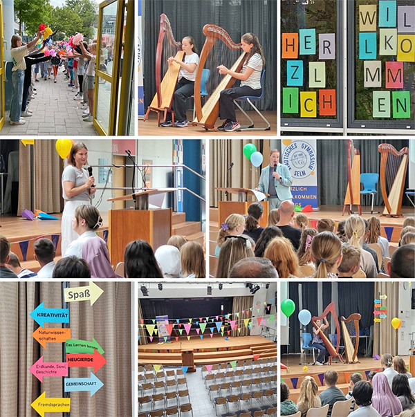 Foto: Eindrücke von der diesjährigen Einschulungsfeier.