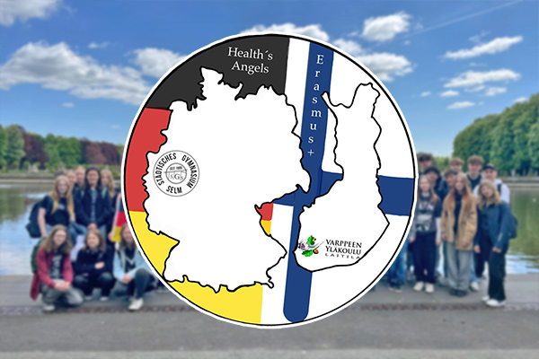 Foto: Das Schüler-Logo unserer Erasmus+-Kooperation mit Finnland.