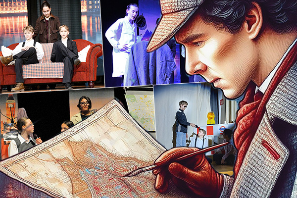 Foto: Ermittelte im Forum des SGS: Sherlock Holmes.