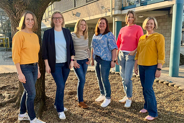 Foto: Das neue Vorstandsteam des Fördervereins.