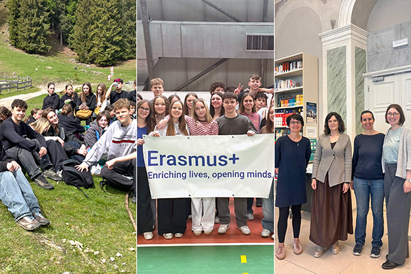 Foto: Eindrücke vom Erasmus+-Aufenthalt in Trient.