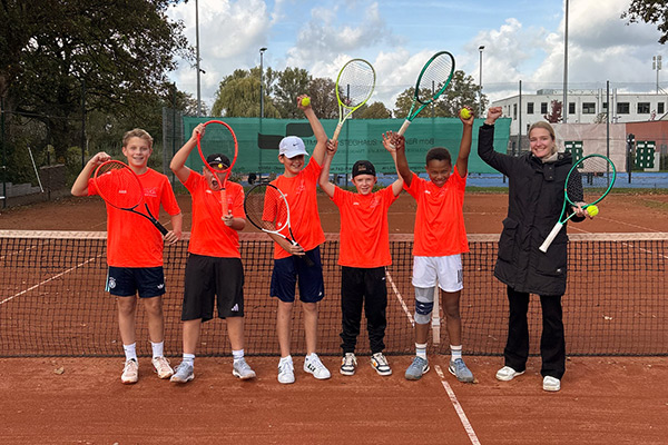 Foto: Unsere siegreichen Tennis-Jungen.