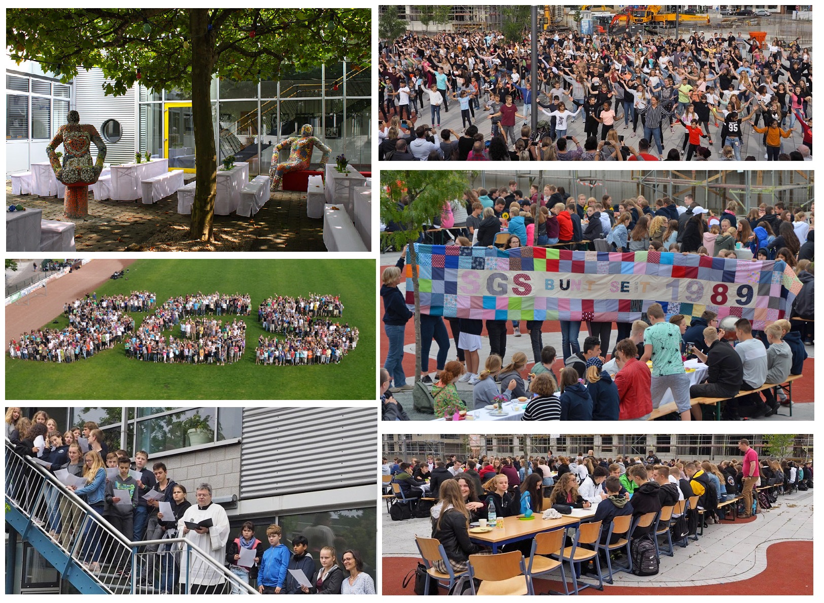 Collage Jubiläumsfeiern