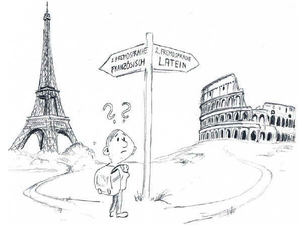 Skizze Fremdsprachenwahl