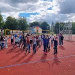  Unser dritter Tag in Föckinghausen: Spiel und Spaß rund um das Schullandheim, Föckinghausen sucht den Superstar, gruppendynamische Spiele und Kinoabend.