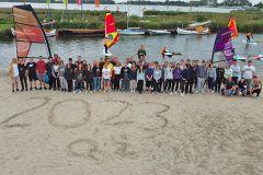 Foto zum Artikel:  Die Reisegruppe am Veluwemeer.