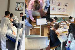 Foto zum Artikel:  Eindrücke von den Praxisstationen des neuen…