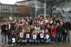 Foto zum Artikel:  Der Abschlussjahrgang 2009 beim 1LIVE-Schulduell.