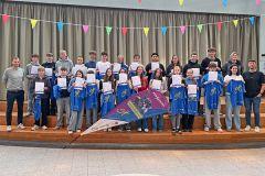 Foto zum Artikel:  Die neuen Sporthelferinnen und Sporthelfer am