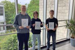 Foto zum Artikel:  Das erfolgreiche Chemie-Wettbewerbsteam.